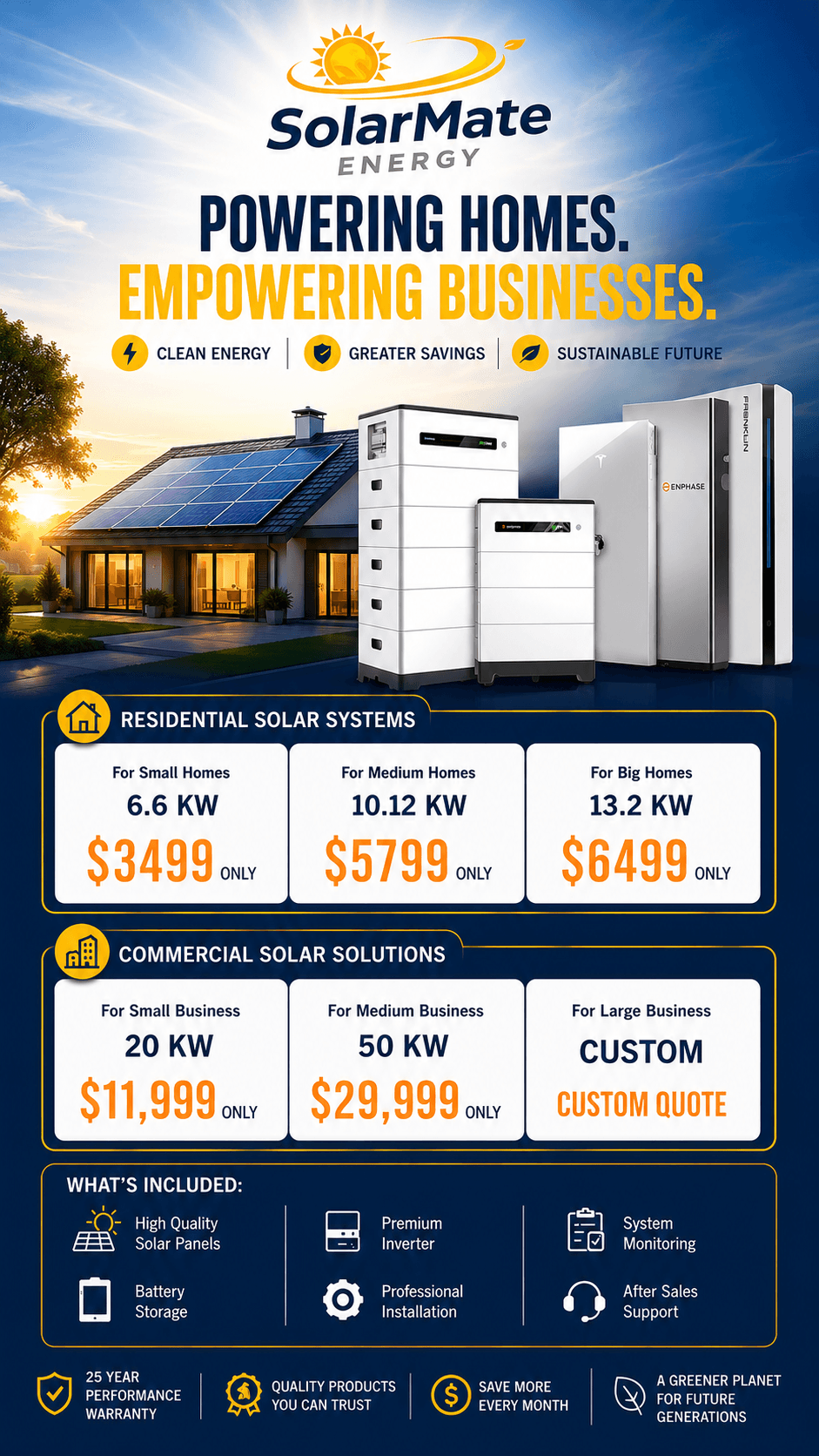 SolarMate Energy - Powering homes, empowering businesses