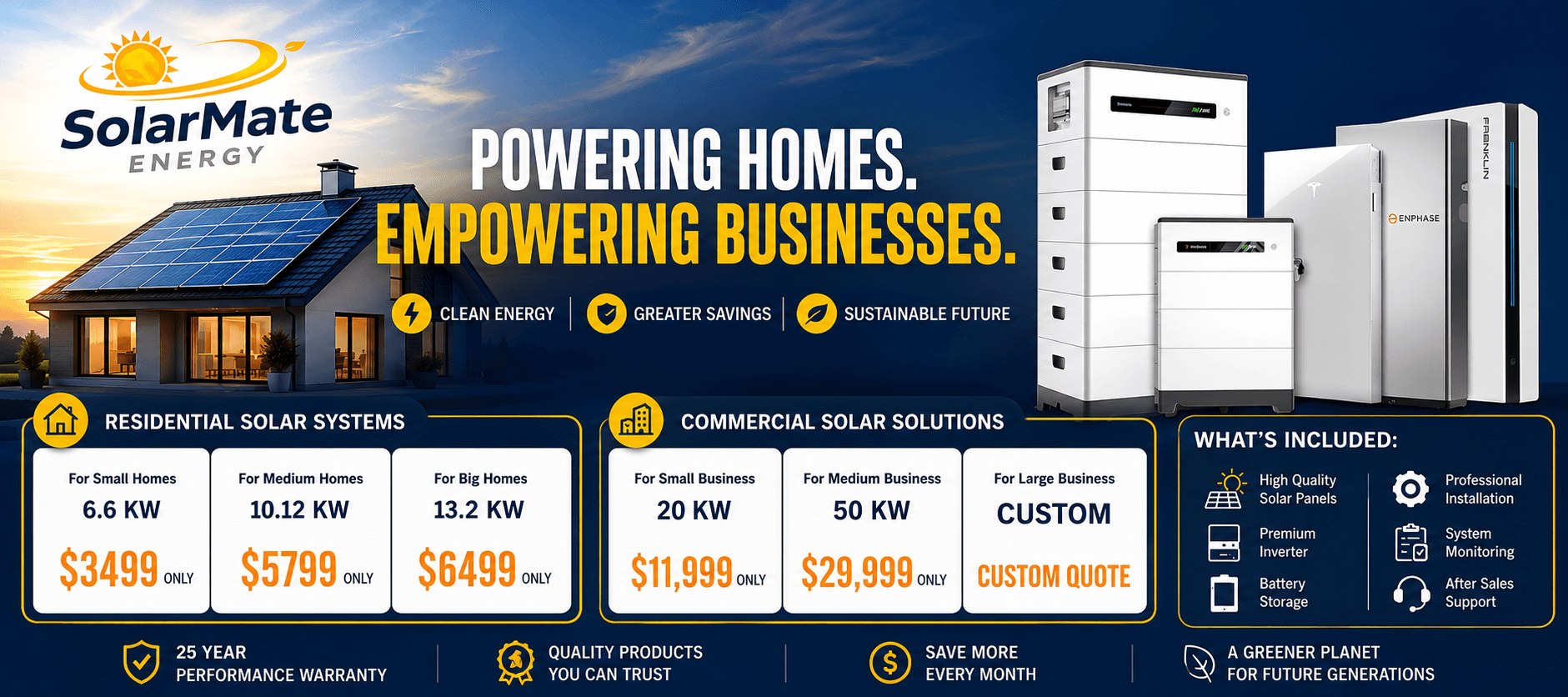 SolarMate Energy - Powering homes, empowering businesses